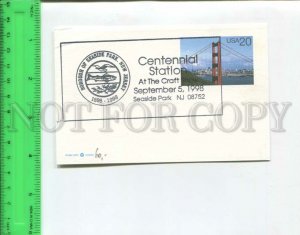 466559 1998 USA Centennial Seaside Park NJ special cancellation Stationery