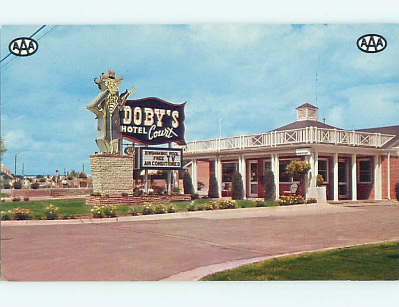 Pre-1980 DOBY'S COURT MOTEL Montgomery Alabama AL s7127