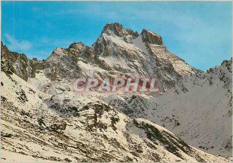 Modern Postcard Panorama on Mont Viso The Viso Valante and face NW Dado