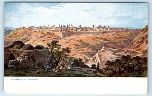 JURUSALEM general view ISRAEL Postcard