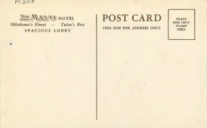 Mayo Hotel roadside Tulsa Oklahoma Interior Postcard 20-10743