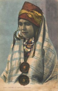 Cultures & Ethnicities Moorish oriental ethnic woman type postcard