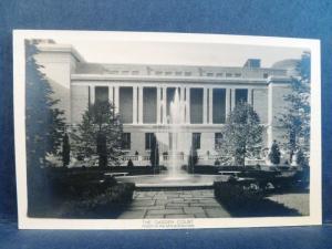 Postcard MA Boston Museum of Fine Arts The Garden Court RPPC Real Photo