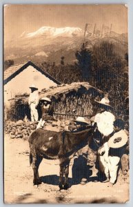 RPPC Alrededores Del Iztaccihuatl Mexico 1938 Postcard K8