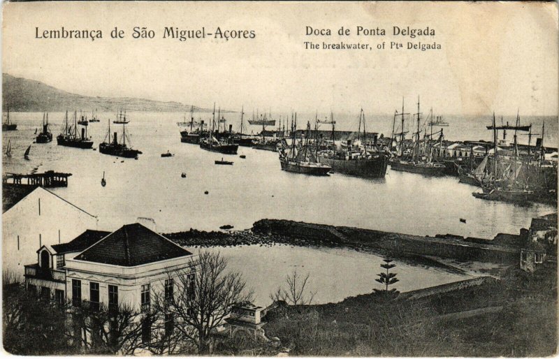 PC CPA AZORES / PORTUGAL, LEMBRANCA DE SAO MIGUEL, VINTAGE POSTCARD (b13495)