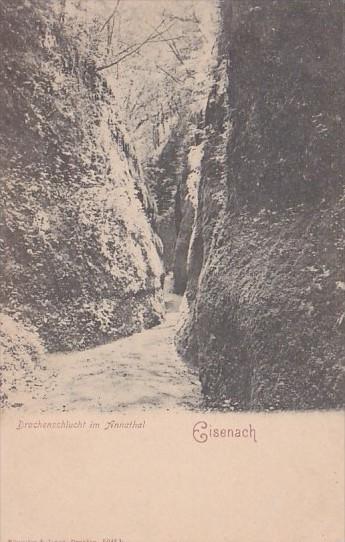 Germany Eisenach Drachenschlucht im Annathal