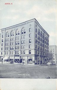 Akron Ohio c1910 Postcard Hamilton Building