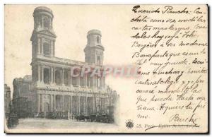 Paris - 6 - Saint Sulpice Church Old Postcard