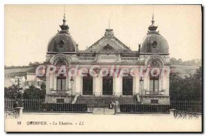 Postcard The Old Quimper Theater