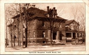 Postcard Epworth Hospital in South Bend, Indiana