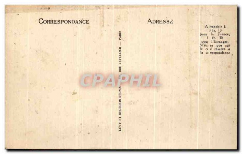 Old Postcard Paris Buttes Chaumont