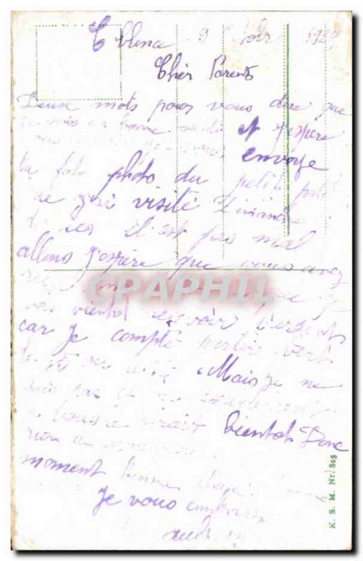 Postcard Wiesbaden Ancient Roman Gate