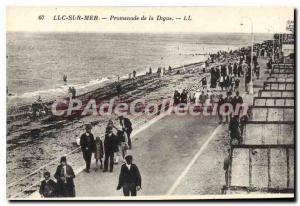 Postcard Old Luc Sur Mer La Promenade De La Digue