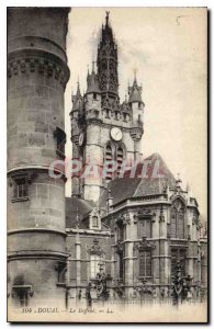 Old Postcard Douai The Belfry