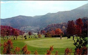 Postcard GOLF COURSE SCENE Maggie Valley North Carolina NC AO5947