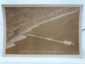 Aerial View of Palace Pier Brighton Sussex Vintage Postcard New Unused.