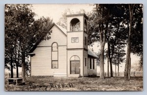 J97/ Harrison Ohio RPPC Postcard c1910 U.P. Church Building Cincinnati 506