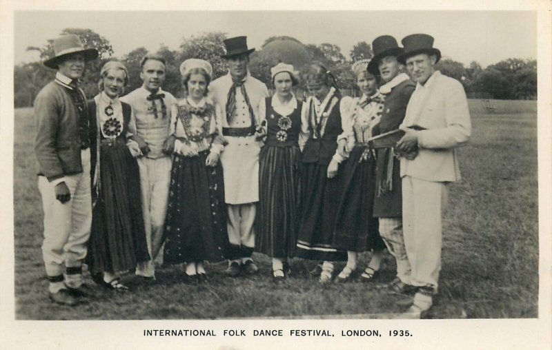 International Folk Dance Festival Exhibition London 1935 ethnic Lithuanian