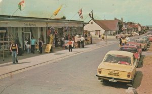 Winthorpe Sea Spray Amusements Shop Flags Lincolnshire 1973 Postcard