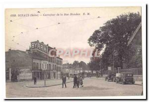 Old Postcard Seals Crossroads Houdan Street (animated)