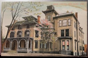 Vintage Postcard 1907-1915 Grace Hospital, New Haven, Connecticut (CT)