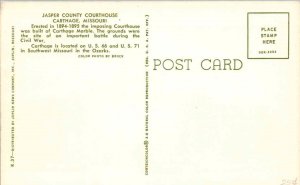 Carthage, Missouri - The Jasper County Courthouse - c1950