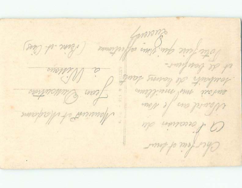 tinted rppc c1910 BEAUTIFUL FLOWERS AC8991