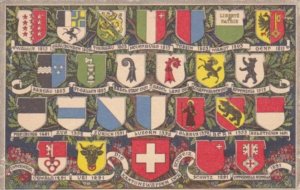Switzerland Kantonswappen der SChweiz 1948