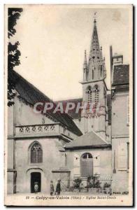 Old Postcard Crepy en Valois Church of St. Denis