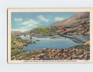 Postcard The Lake of the Clouds Mt. Washington White Mountains New Hampshire USA