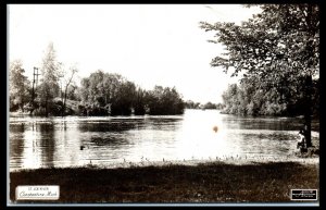 1910s St. Joe River Constantine Michigan Real Photo Postcard