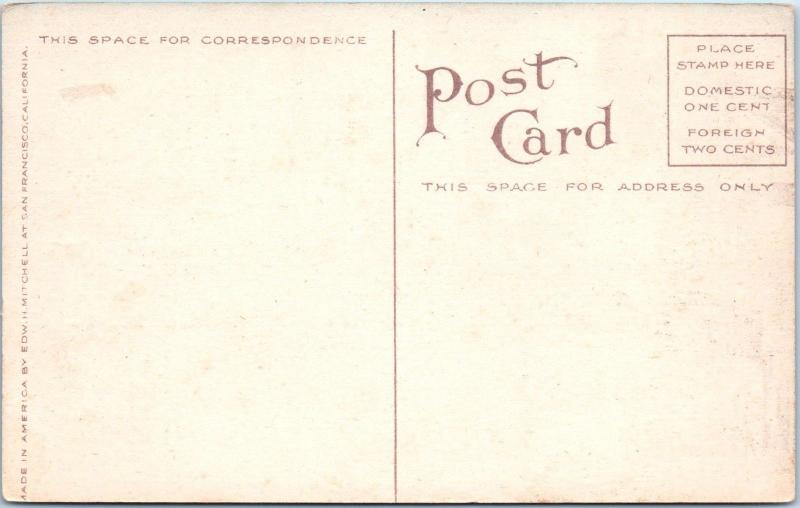 CORONADO, CA California   JAPANESE TEA GARDEN  c1910s  Mitchell Postcard