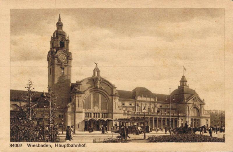 Germany Wiesbaden Hauptbahnhof 02.68