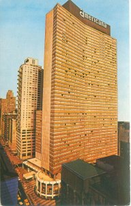 New York  NY  Americana Building, 52nd St & &th Ave  Postcard Unused