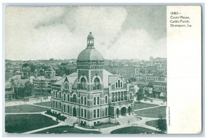 c1905's Court House Caddo Parish Exterior Shreveport Louisiana Unposted Postcard