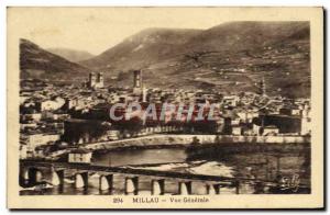 Old Postcard Millau Vue Generale