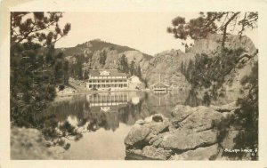 Beautiful Sylvan Lake South Dakota 1920s RPPC Photo Postcard 21-1576