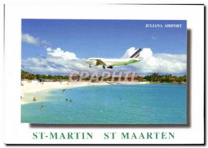 Postcard Modern Jet Aviation Juliana Airport St Martin