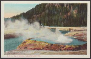 Cliff Spring,Yellowstone Postcard