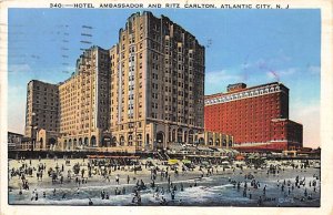 Hotel Ambassador and Ritz Carlton Atlantic City, New Jersey NJ