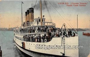 CPR SS Princess Victoria Pacific Coast Service Ship 1923 