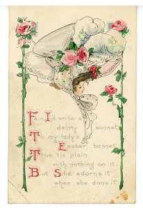 Greeting - Easter     (crease, stain)