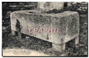 Old Postcard Tomb Carlovingian Alyscamps Arles