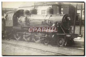 PHOTO CARD Canadian Train Locomotive Calais and Belgium Hermann