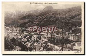 Old Postcard L & # 39Auvergne Le Mont Dore Vue Generale and Capuchin