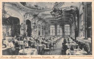 uk38185 princes restaurant piccadilly london real photo  uk lot 15 uk