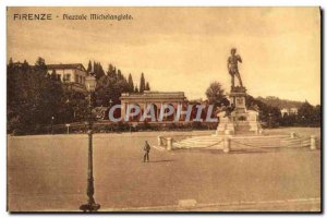 Old Postcard Firenze Piazzale Michelangiala