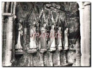 Postcard Modern Plouha Chapelle De Kermaria An Isquit Statues Of Apostles In ...