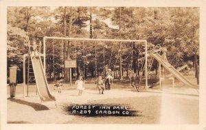 Carbon Colorado Forest Inn Park, Real Photo Vintage Postcard U10059