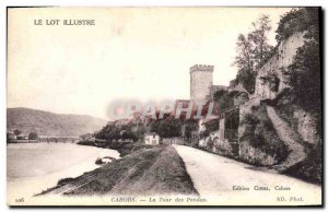 Old Postcard Cahors Chateau La Tour des Hanged